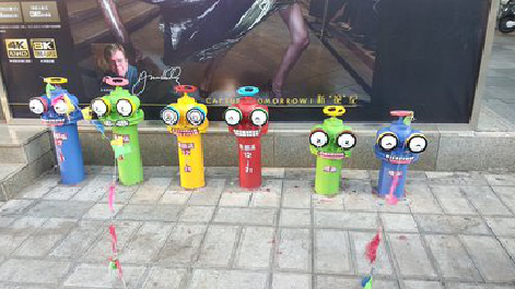 岳西商业区彩绘