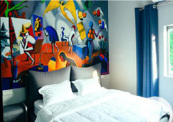 岳西对于酒店的墙体彩绘而言更注重哪些方面?