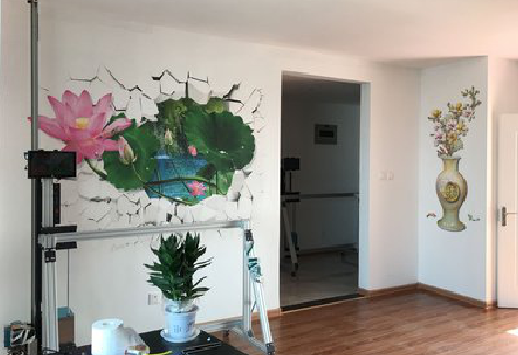 岳西墙体彩绘相比墙纸的优势。