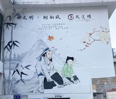 岳西分享几个墙绘保养知识。