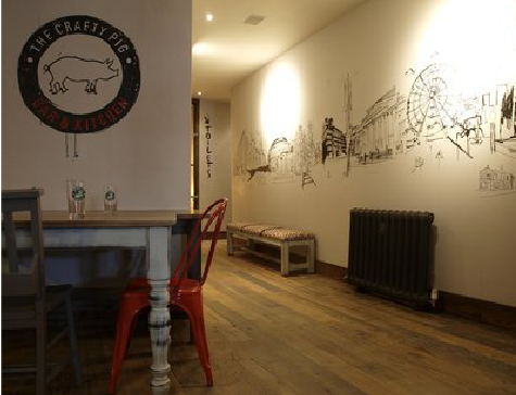 岳西教你判断手绘墙质量的好坏。